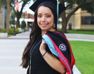 Lamar University online master's degree graduate Hayley Rodriguez