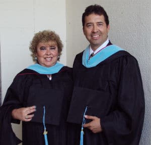Lamar University online graduates Gloria and Noel Astorga