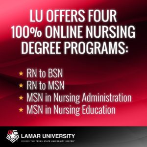 Find the Right Online Nursing Programs at Lamar University