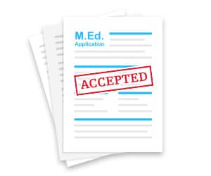 Accepted M.Ed. Application