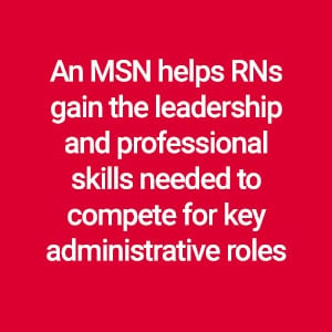MSN Program Benefits
