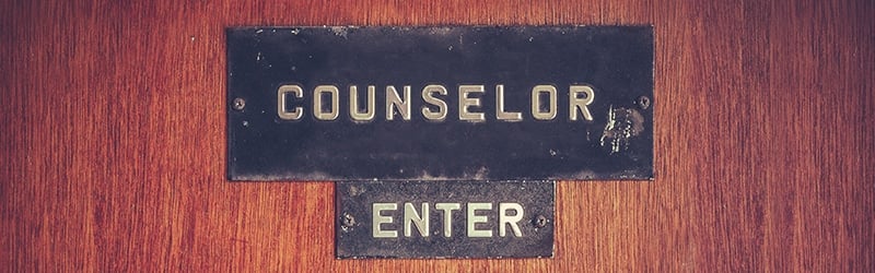 Counselor's Office Enter Sign
